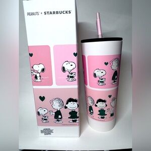 Sold!!!!Starbucks Peanuts 2025 Collab Snoopy Tumbler stainlees steel